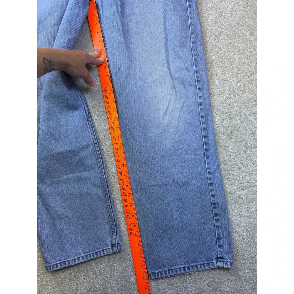 Levi's 550 Relaxed Jeans Men 34x30 Light Wash Denim Tapered Leg 2000s Classic